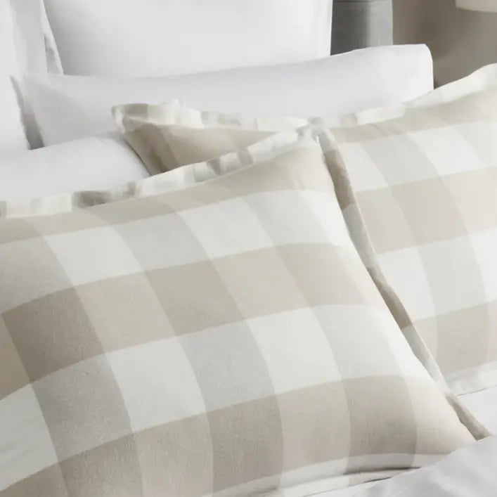 Flannel Buffalo Check Duvet Set