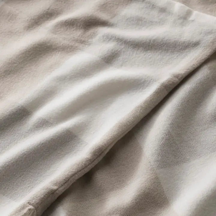 Flannel Buffalo Check Duvet Set